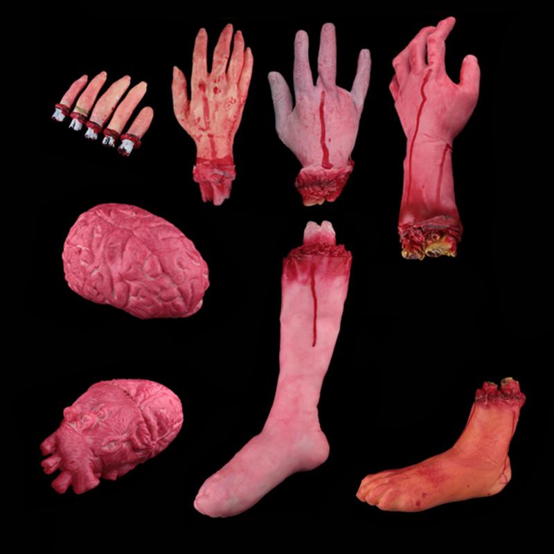 H & amp; D 1PC      ¥ ؽ ճ  / ٸ / հ / γ ҷ ǰ Hot/H&D  1PC Severed Scary Cut Off Bloody Fake Latex Lifesize Arm Hand/L
